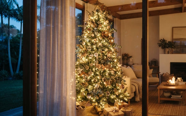 How many Christmas lights you need for a tree, roof and garden