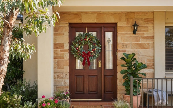 Christmas Wreaths: Front Door Styling for Australian Homes