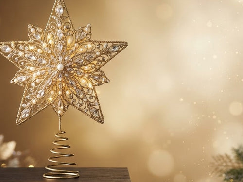 Christmas Tree Toppers — Stars, Angels & Bows