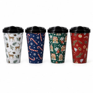 Festive Mug With Lid (400ml)