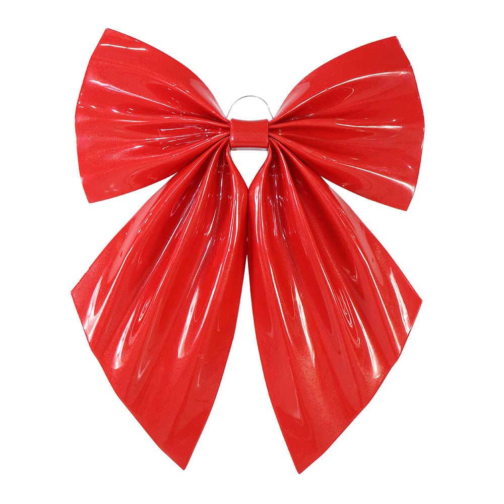 Red Hard Plastic Outdoor Bow 65cm