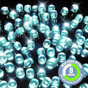 LED Fairy Lights White (60m) - View 1