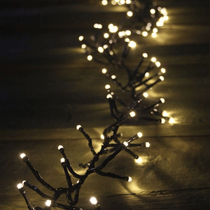 3000 LED Warm White Cluster Lights (21.8m)