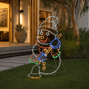LED Snowman Motif (90cm) - lifestyle