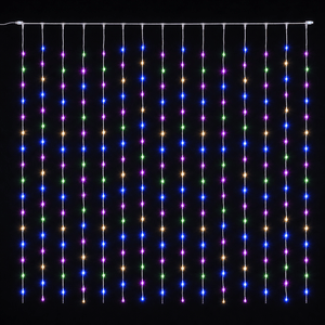 LED Multicolour Waterfall Curtain (2x2m)