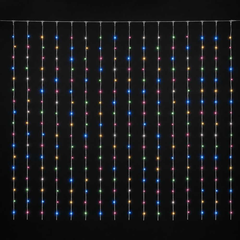 LED Multi Waterfall Curtain (4x2.4m)