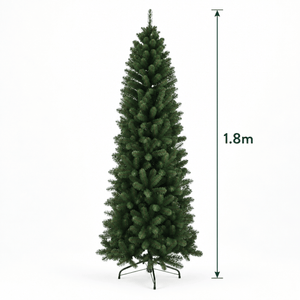 St-Moritz Slim Christmas Tree (1.8m) - View 3