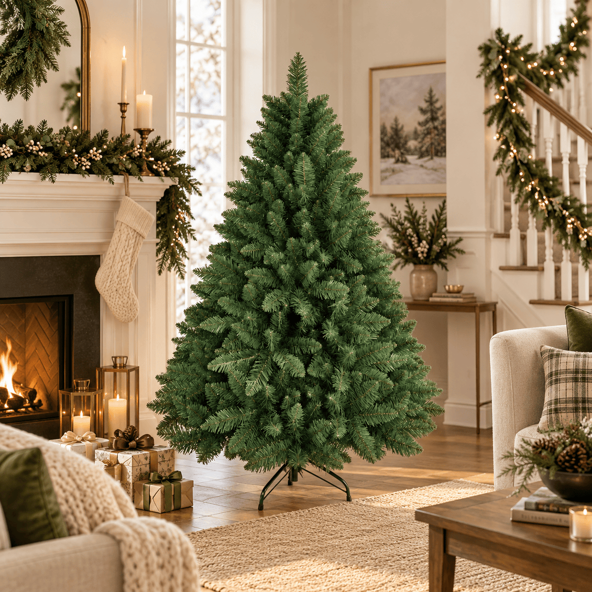 Junior Hawthorne Pine Christmas Tree (1.5m) - View 2