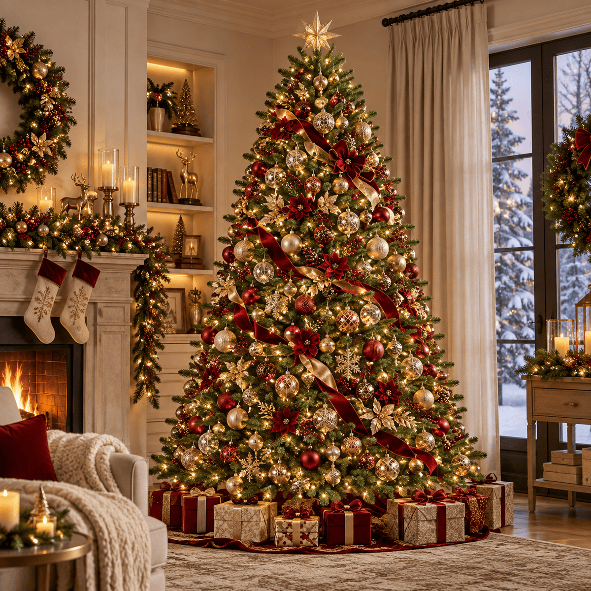 Princess Pine Pre-Lit Christmas Tree (2.4m)