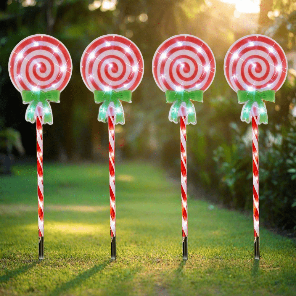 LED Path Candy Lollipop Lights (4pc) - View 2