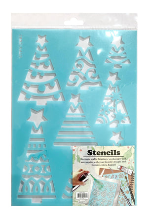 Plastic Snow Spray Stencil Asst - View 3