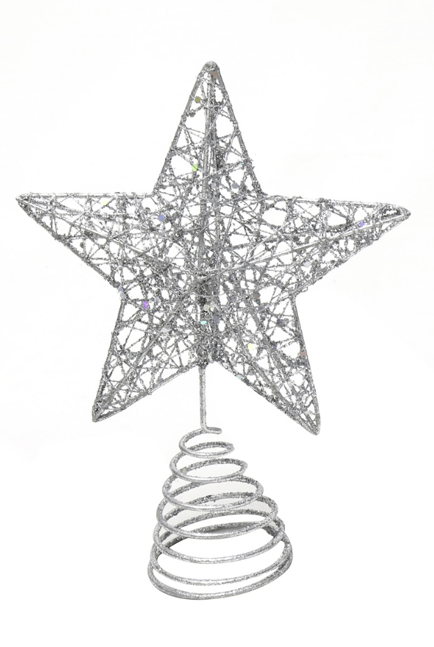 Glitter Star Deco 4 Asst (20cm)