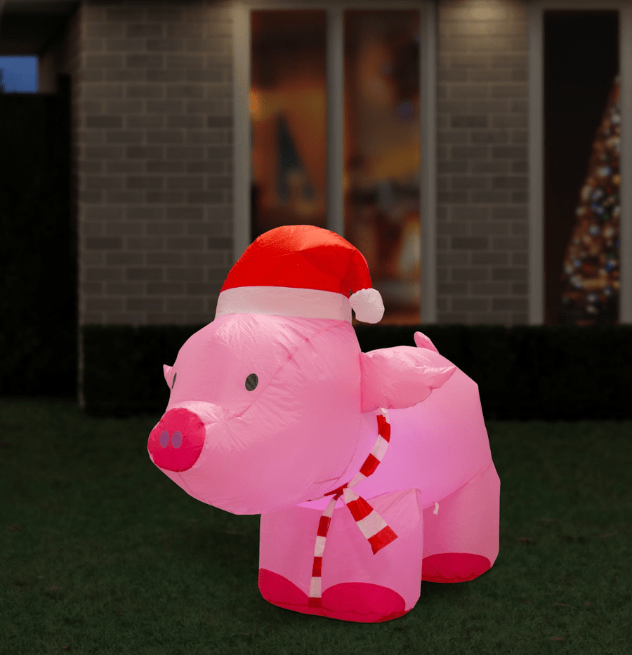 Inflatable Pink Pig (1m)