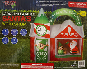 Inflatable Santa's Workshop (1.5m) - View 3