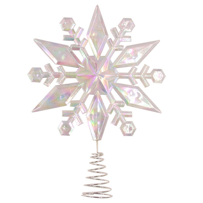 Irridecent Snowflake Tree Topper (23cm)