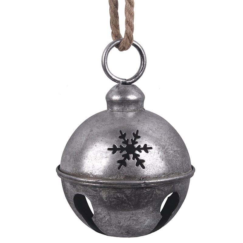 Antique Silver Metal Bell (16cm)