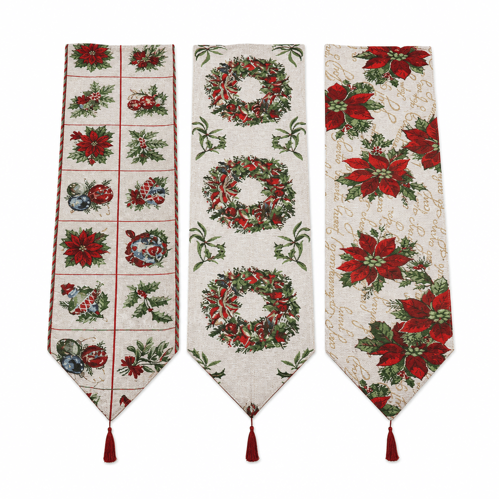 Christmas Tapestry Table Runners (33 x 180cm)