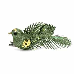 Moss Green Bird Clip (15cm)