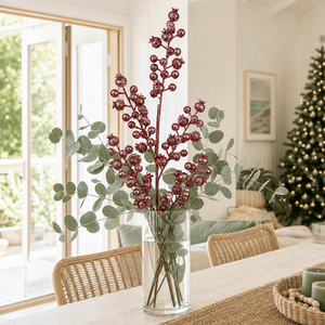 Rose Pink Berry Stem (75cm)