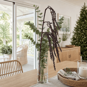 Plum Pink Glitter Stem (72cm)