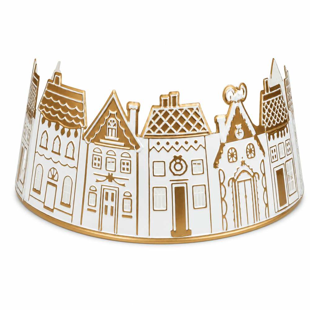 Metal Christmas Village Tree Collar (60cm x28cm)