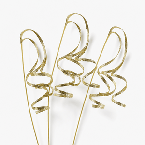 Metallic Spiral Pick Gold (130cm)