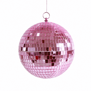 Pink Mirror Bauble (20cm)
