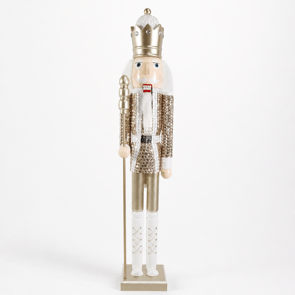 Gold Sequin Jacket Nutcracker (120cm)