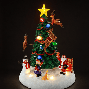 Musical Flying Reindeer Tree Spinning