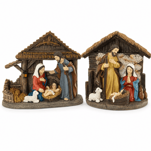 Nativity Manger Scene Asst