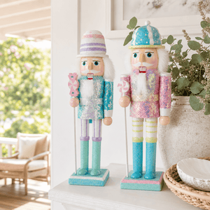 Pastel Sequins Nutcracker (22cm)