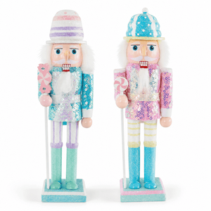 Pastel Sequins Nutcracker (22cm)