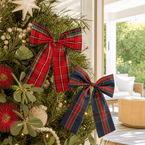 Balmoral Tartan Bow Clip
