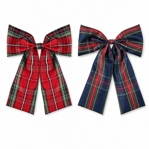 Balmoral Tartan Bow Clip