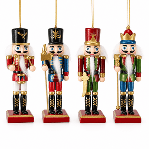 Metallic Nutcracker Ornament (12.5cm)