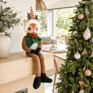 Holly Jolly Reindeer styled in an Australian Christmas setting