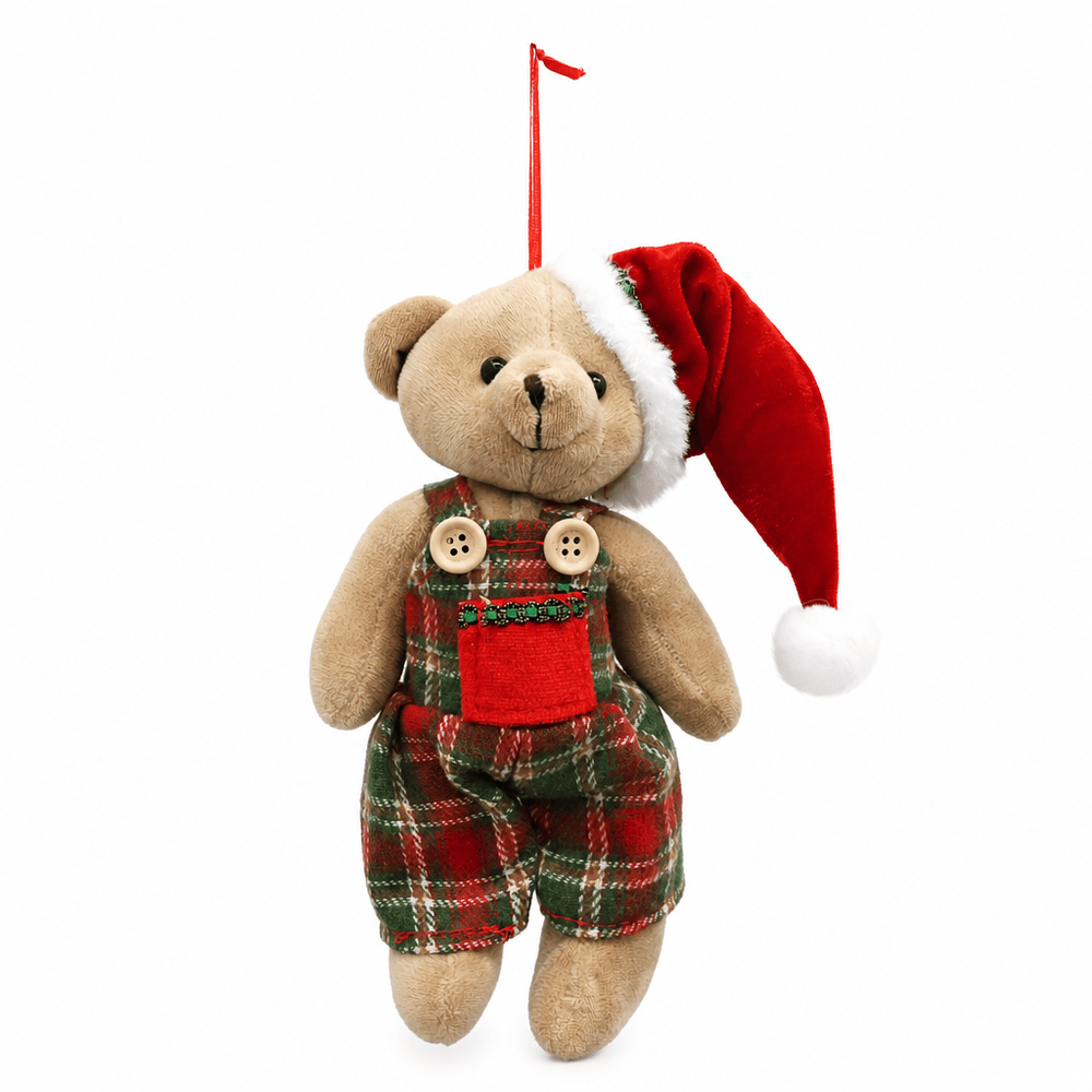 Tartan Teddy Ornament (17cm)