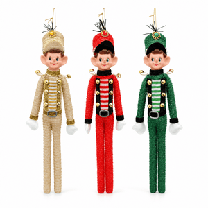 Hanging Poseable Elf (33cm)