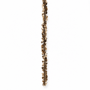 Fine Cut Matte Tinsel with Dots Coffee (2m)