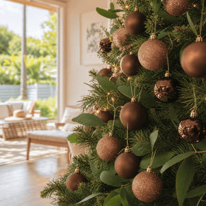 Coffee Mix Baubles 9pk (6cm)