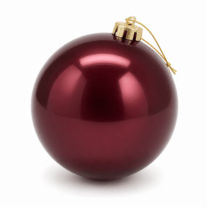 Pearl Bauble Burgundy (15cm)