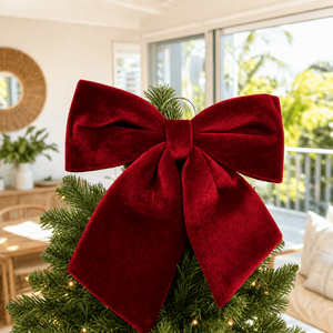 Sangria Medium Gold Bow