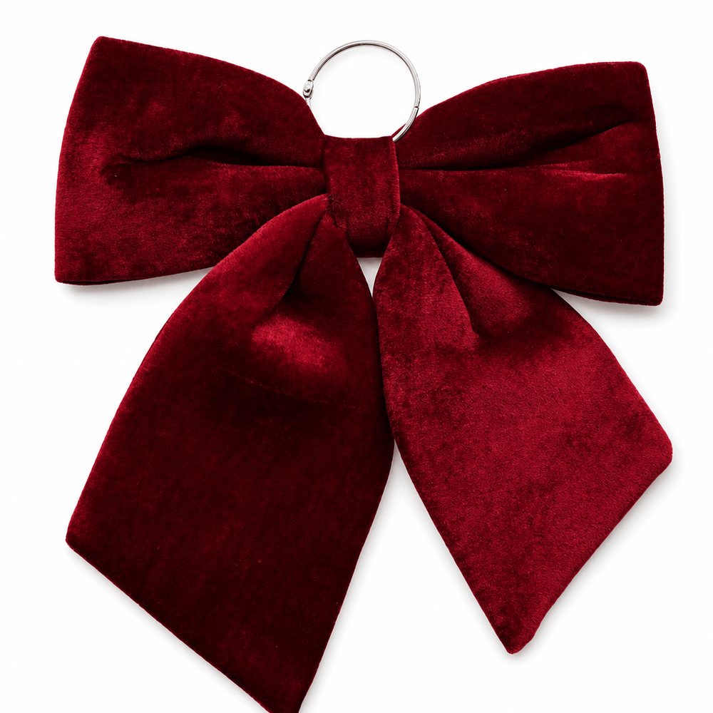 Sangria Medium Gold Bow