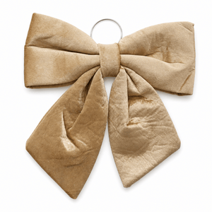 Toffee Plush Bow
