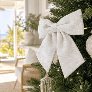 White Charm Bow