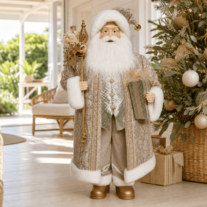 Luxury Champagne Santa (90cm)