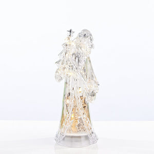 Light Up Metallic Santa (30cm) - View 6
