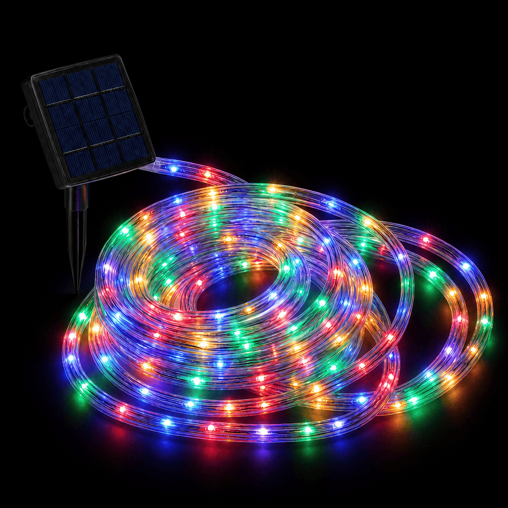 LED 200 Solar Ropelight Multicolour (20m) - View 2