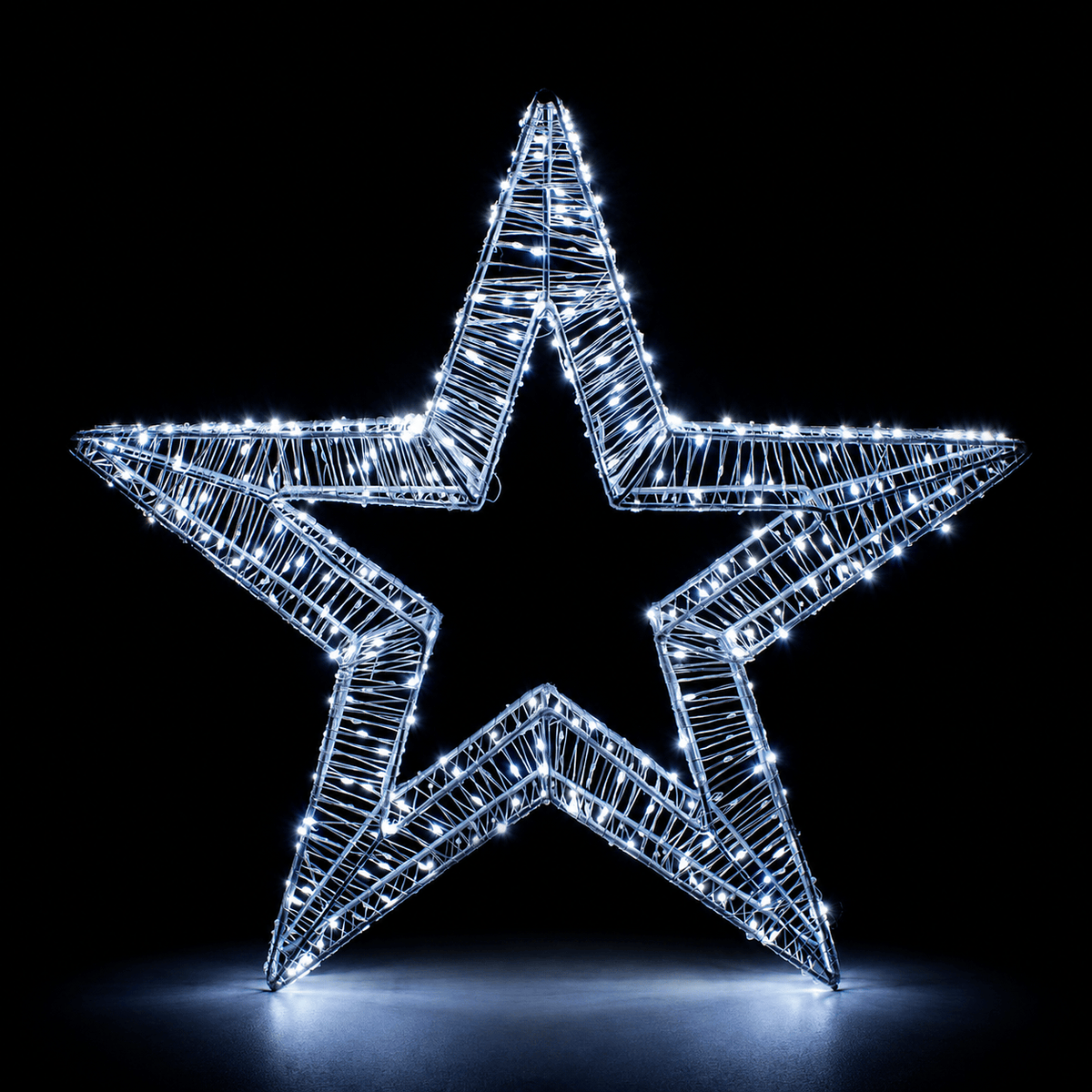 LED Micro Wire Starry Star Motif Cool White (50cm)