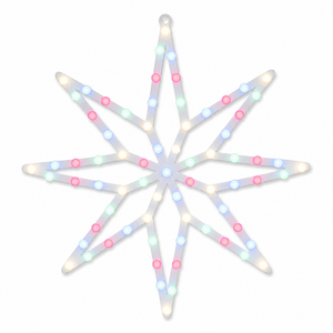 LED Berry Globe Fancy Star Motif Multicolour